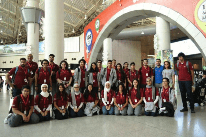 The Proteges at Kuwait International Airport, on their way to Boston!