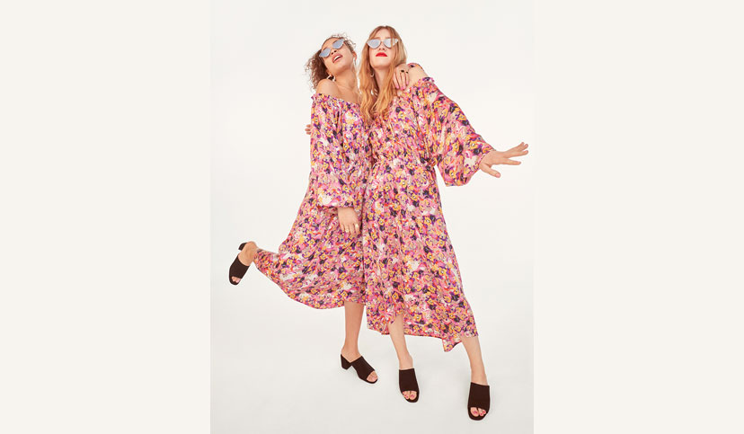 open lace back dress Monki Pink Printed Dress Size 6-8 New with Tags  Follow The Clothes